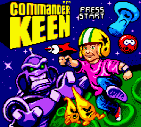 (GBC / USA) Commander Keen - 게임보이 컬러 북미판 게임 롬파일 다운로드