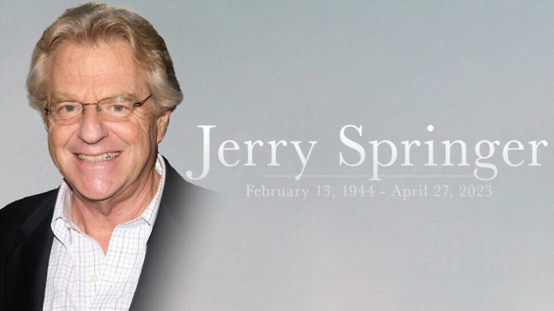유명한 토크쇼 진행자 제리 스프링거의 죽음
