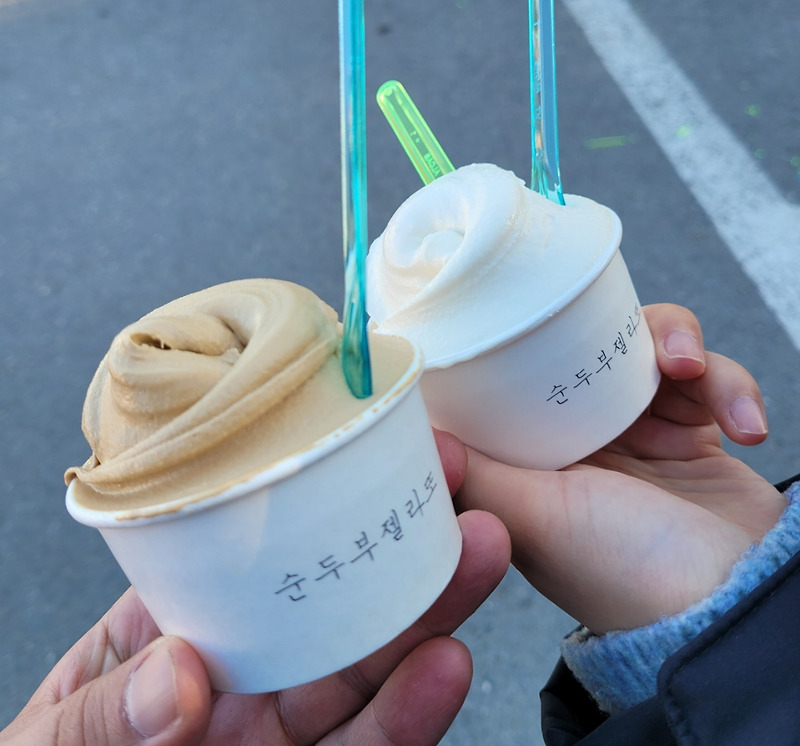 [강릉] 순두부로 만든 젤라또 맛집 초당소나무집 & 순두부젤라또