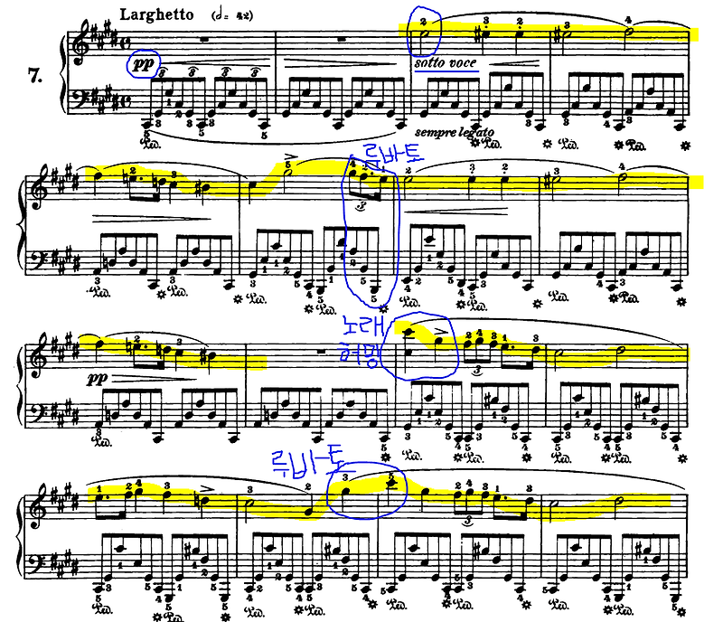 Chopin Nocturne Op. 27 No. 1 (쇼팽 녹턴 7번) / 악보, 해석