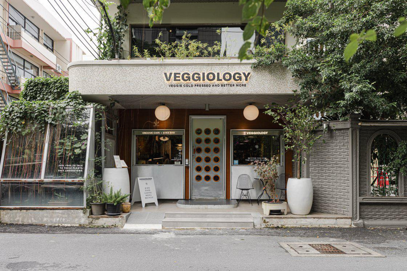 방콕카페추천 Veggiology 유기농 전문점
