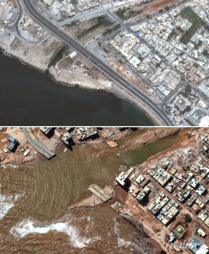 리비아 대 홍수 리비아폭풍우