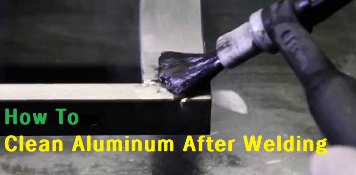 용접 후 알루미늄 세척 방법
