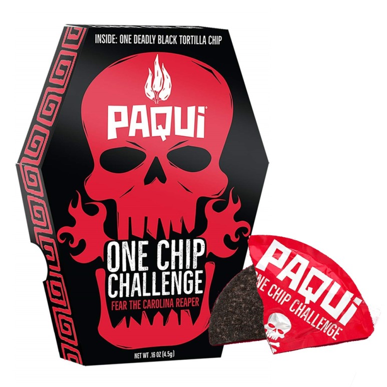 원칩챌린지 - 파퀴칩스 원칩챌린지 세계에서 제일 매운 과자 4.5g, Paqui-Madness-One-Chip-Challenge-0.16oz-4.5g