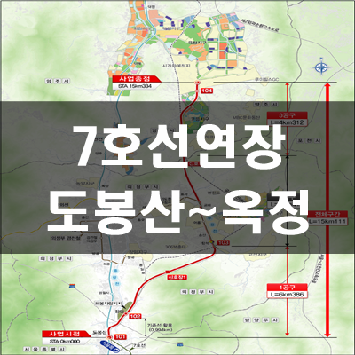 7호선 도봉산~옥정 광역철도 연말 착공