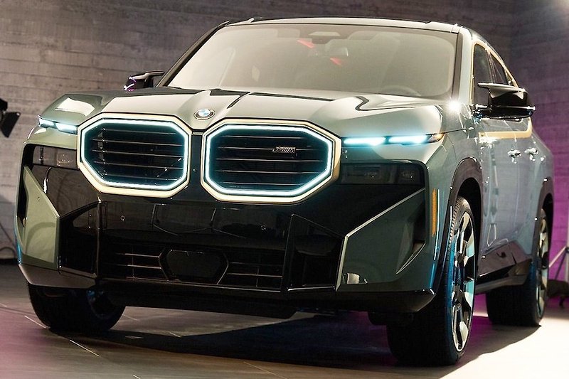 BMW MX 실제샷 등장, 역대급 전기차 디자인