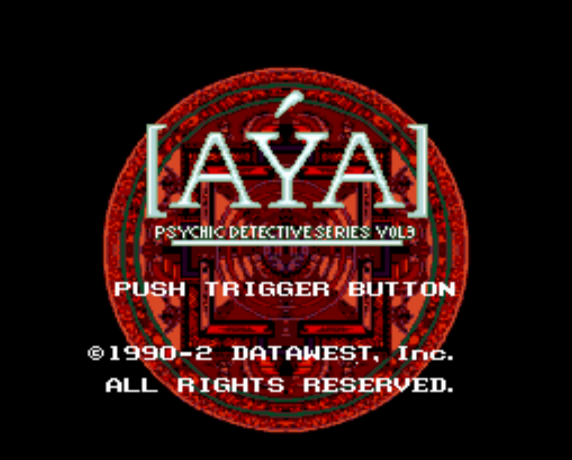 (데이터 웨스트) 사이킥 디텍티브 시리즈 vol.3 아야 - サイキック・ディテクティブ・シリーズ 3 アヤ Psychic Detective Series Vol. 3 Aya (PC 엔진 CD ピーシーエンジンCD PC Engine CD - iso 파일 다운로드)