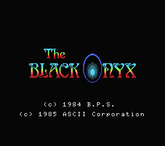 The Black Onyx - MSX (재믹스) 게임 롬파일 다운로드