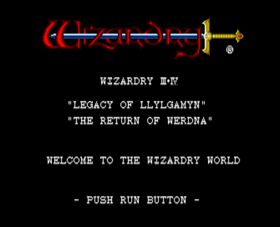 (나그자트) 위저드리 3 & 4 - ウィザードリィIII・IV Wizardry III & IV (PC 엔진 CD ピーシーエンジンCD PC Engine CD - iso 파일 다운로드)