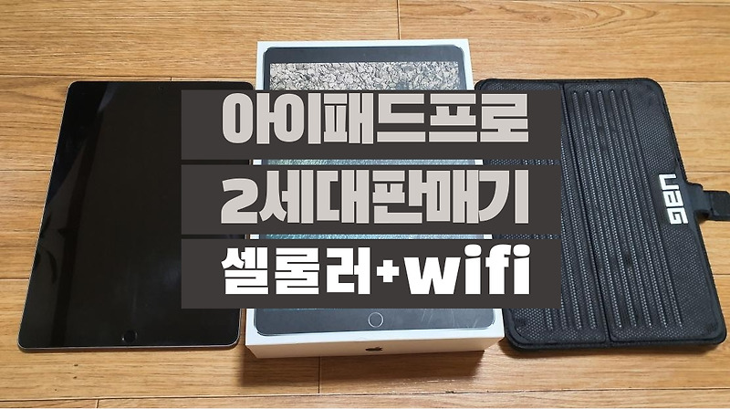 [아이패드 팔았어요] 아이패드 프로2세대 셀룰러+wifi 256gb 65만원 판매! UAG케이스 포함!