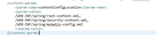 [SPRING] web.xml context-param 여러개 등록