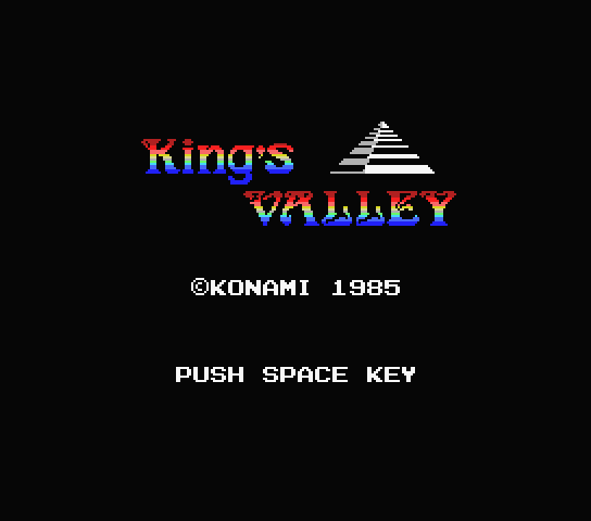 MSX / 재믹스 - 왕가의 계곡 / 킹스벨리 (King's Valley - 王家の谷)