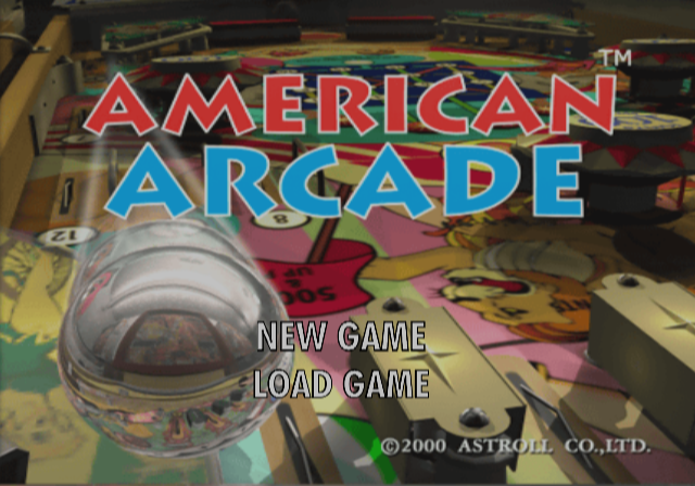 아스트롤 / 핀볼 게임 - 아메리칸 아케이드 アメリカン・アーケード - American Arcade (PS2 - iso 다운로드)