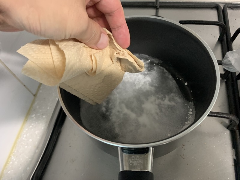 튀김 기름 처리 방법 :: 튀김 요리 후 기름 깔끔하게 버리는 방법