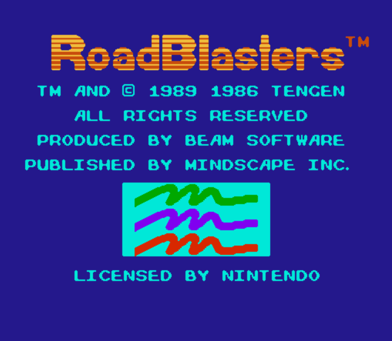 NES ROMS - RoadBlasters (EUROPE / 유럽판 롬파일 다운로드)