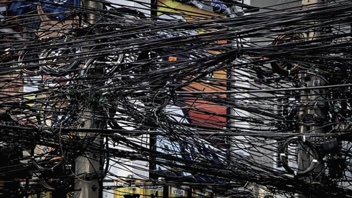 태국방콕 전기 전자 케이블 심각