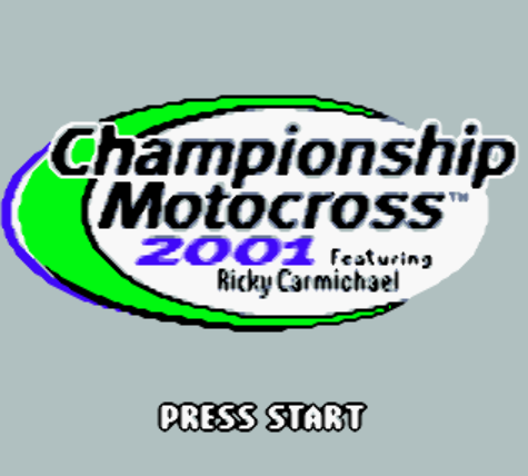 (GBC / USA) Championship Motocross 2001 featuring Ricky Carmichael - 게임보이 컬러 북미판 게임 롬파일 다운로드