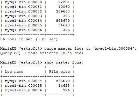 MySQL bin-log 정리 방법 및 셋팅