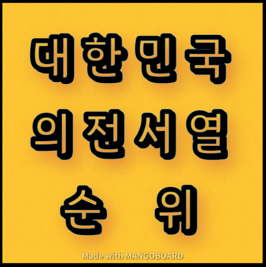 대한민국 의전서열 순위