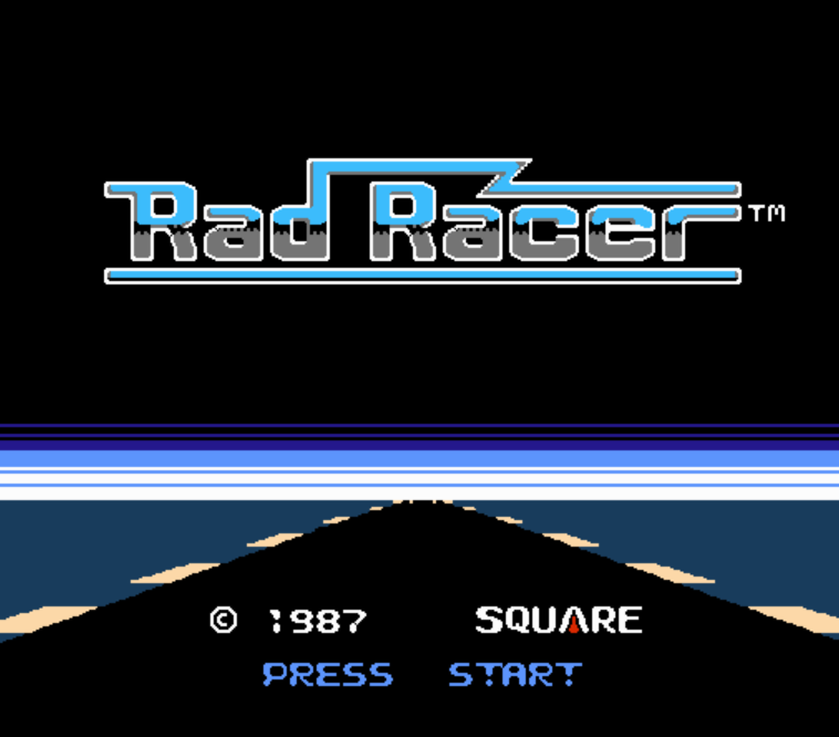 NES ROMS - Rad Racer (EUROPE / 유럽판 롬파일 다운로드)