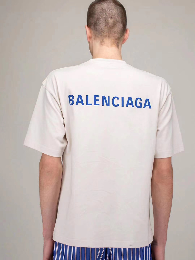 [BALENCIAGA] 발렌시아가 로고 반팔 티셔츠 612966 TIVG5 9055