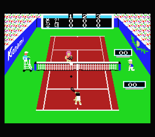 재믹스 / MSX 유저 한글 게임 - 코나미의 테니스 (K) 롬파일 다운로드