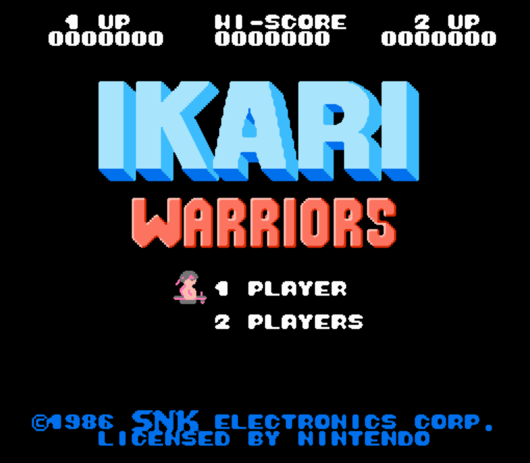 NES ROMS - Ikari Warriors (EUROPE / 유럽판 롬파일 다운로드)