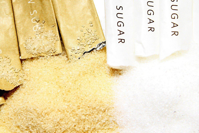 설탕의 종류(백설탕, 황설탕, 흑설탕)