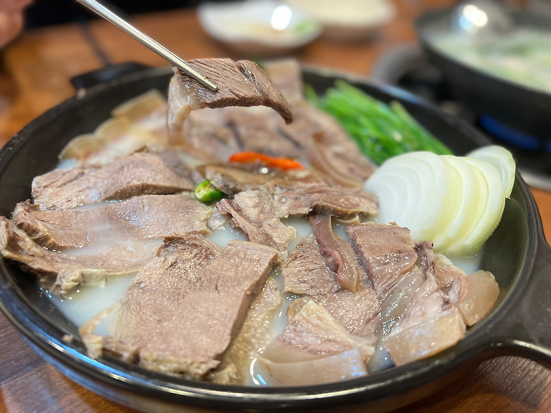 [서울대입구 맛집] '만양순대국' 소머리 수육, 한우 곰탕 먹는 내내 감탄했다.