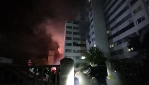 전북 부안군 아파트 화재