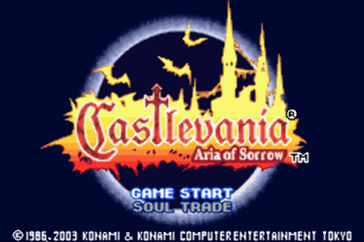 게임보이 어드밴스 / GBA - 캐슬베니아 아리아 오브 소로우 개조롬 (Castlevania Aria of Sorrow Julius Story Mode Hack Version 1.4)