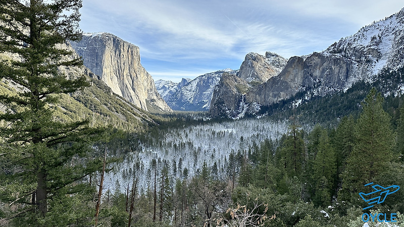 미국 요세미티 겨울 하이킹 여행 / 아이들과 함께한 눈속의 하이킹 - 풍경맛집, 사진맛집 Yosemite National Park