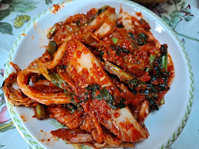 사랑과 정을 나누다, 포기김치(Kimchi)