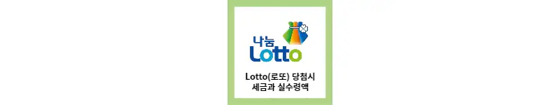Lotto 로또 복권 당첨 금액, 세금과 실수령액(feat.동행복권)