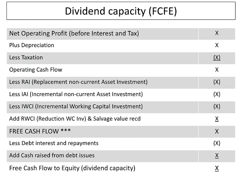 Free Cash Flow to Equity(FCFE) 개념설명