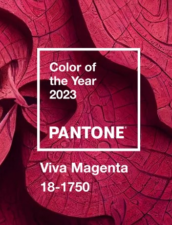 2023년 팬톤 올해의 컬러 - 비바마젠타 (Viva Magenta)