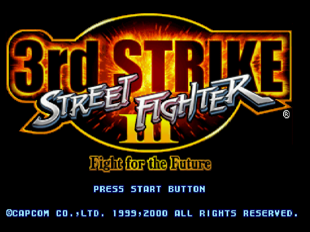 Street Fighter III 3rd Strike Fight for the Future.GDI Japan 파일 - 드림캐스트 / Dreamcast