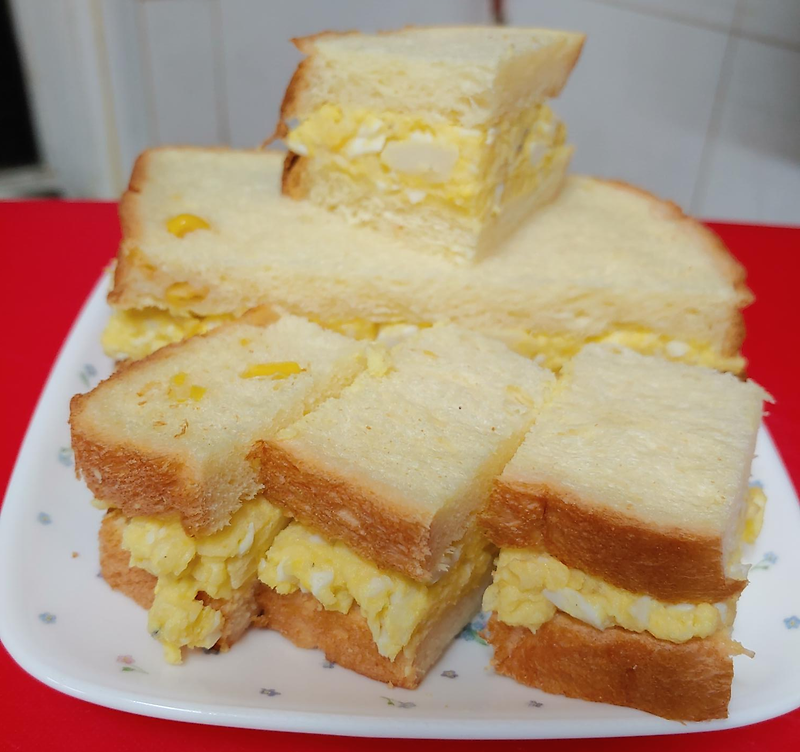 [요리][레시피]계란감자 샌드위치, 심플하지만 달달 고소한 맛에 부드럽기까지!