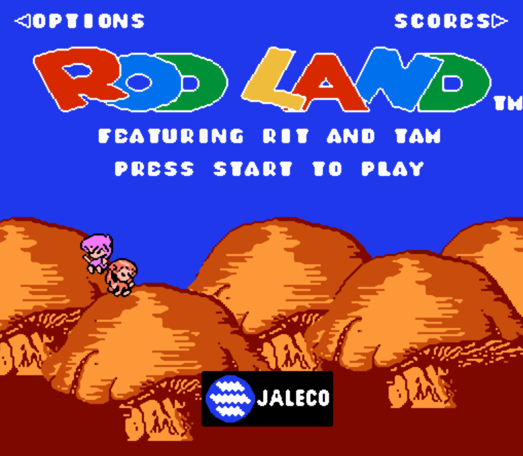 NES ROMS - Rod Land (EUROPE / 유럽판 롬파일 다운로드)