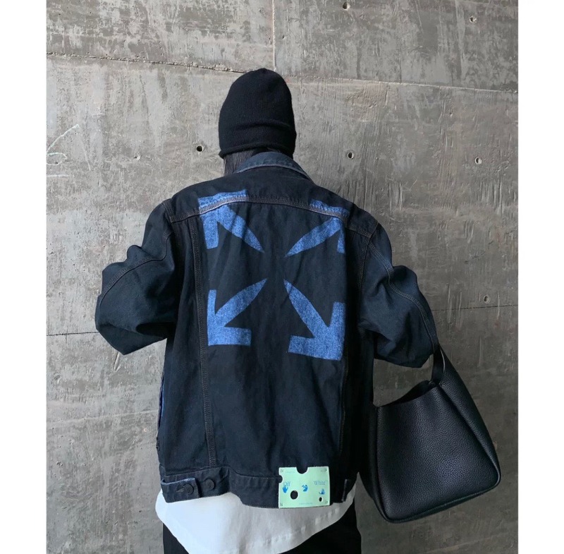 [OFF WHITE] 오프화이트 20FW 스텐실 데님 자켓