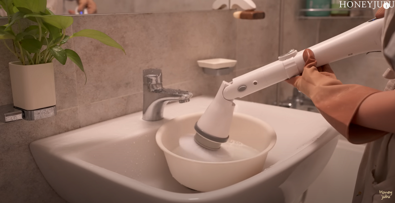 [꿀주부 청소 아이템] 화장실 무선 청소기 추천 - 홈플래닛 최신형 무선 욕실청소기