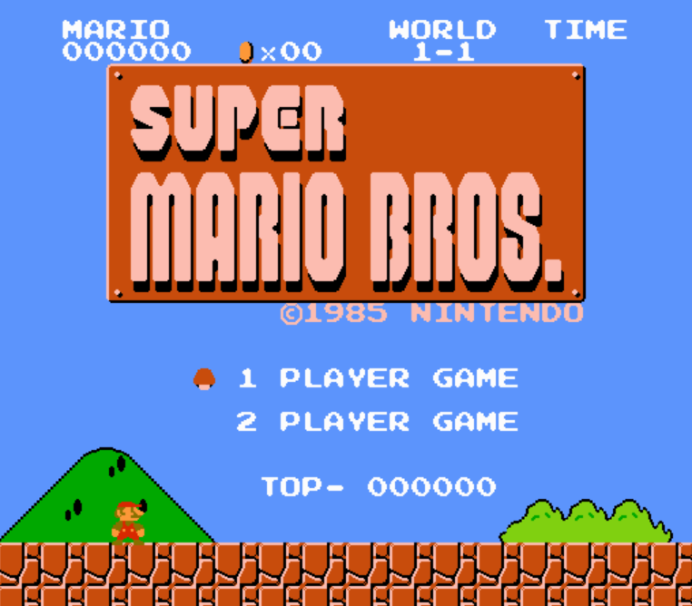 NES ROMS - Super Mario Bros. (EUROPE / 유럽판 롬파일 다운로드)