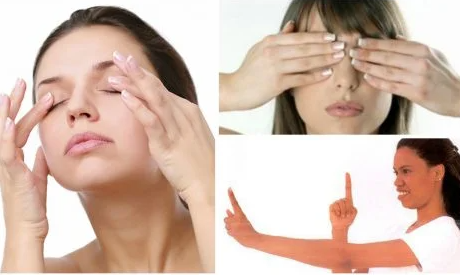 눈의 피로감을 해소하는 4가지 운동법