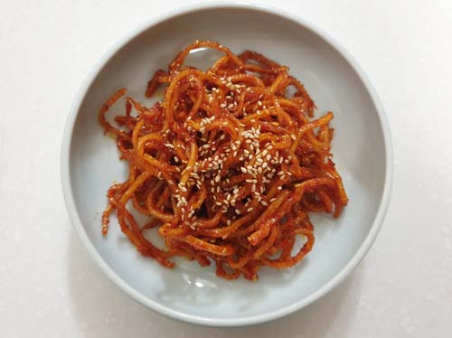 국민 밑반찬 '진미채 볶음' 만들기 /  Stir-Fried Dried Squid