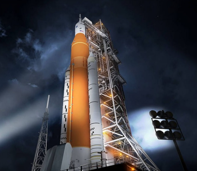 미국 달 복귀를 위한 초대형 우주발사체SLS