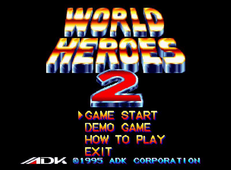 (ADK) 월드 히어로즈 2 - ワールドヒーローズ2 World Heroes 2 (네오지오 CD ネオジオCD Neo Geo CD)