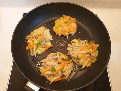 느타리버섯전 만들기 / Oyster Mushroom Pancakes