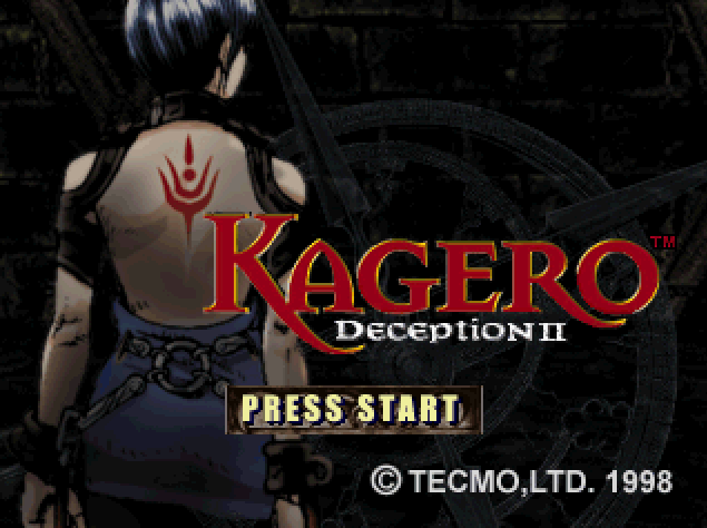 Tecmo - 카게로 디셉션 2 북미판 Kagero Deception II USA (플레이 스테이션 - PS - iso 다운로드)