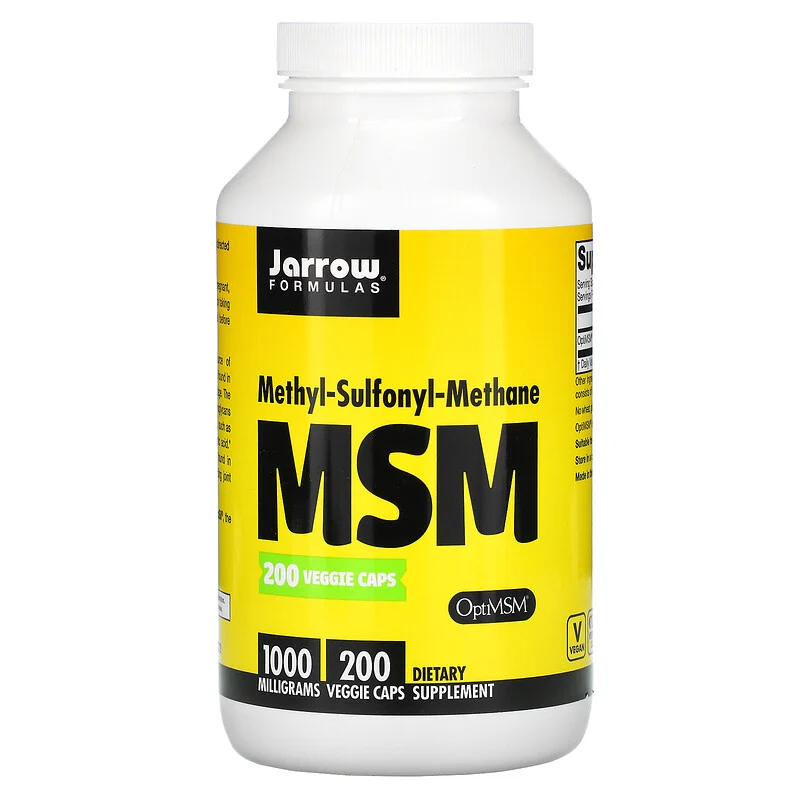 관절에 좋은 MSM 영양제 추천 자로우 식물성 MSM식이유황 효능과 복용법 부작용