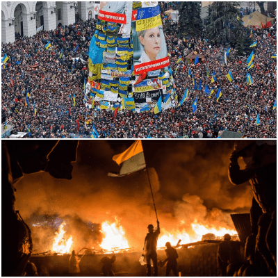 우크라이나 돈바스 전쟁과 유로마이단 시위